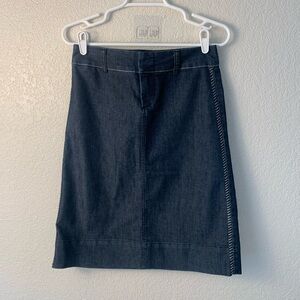 Apostrophe Blue Knee-Length Pencil Skirt for Work